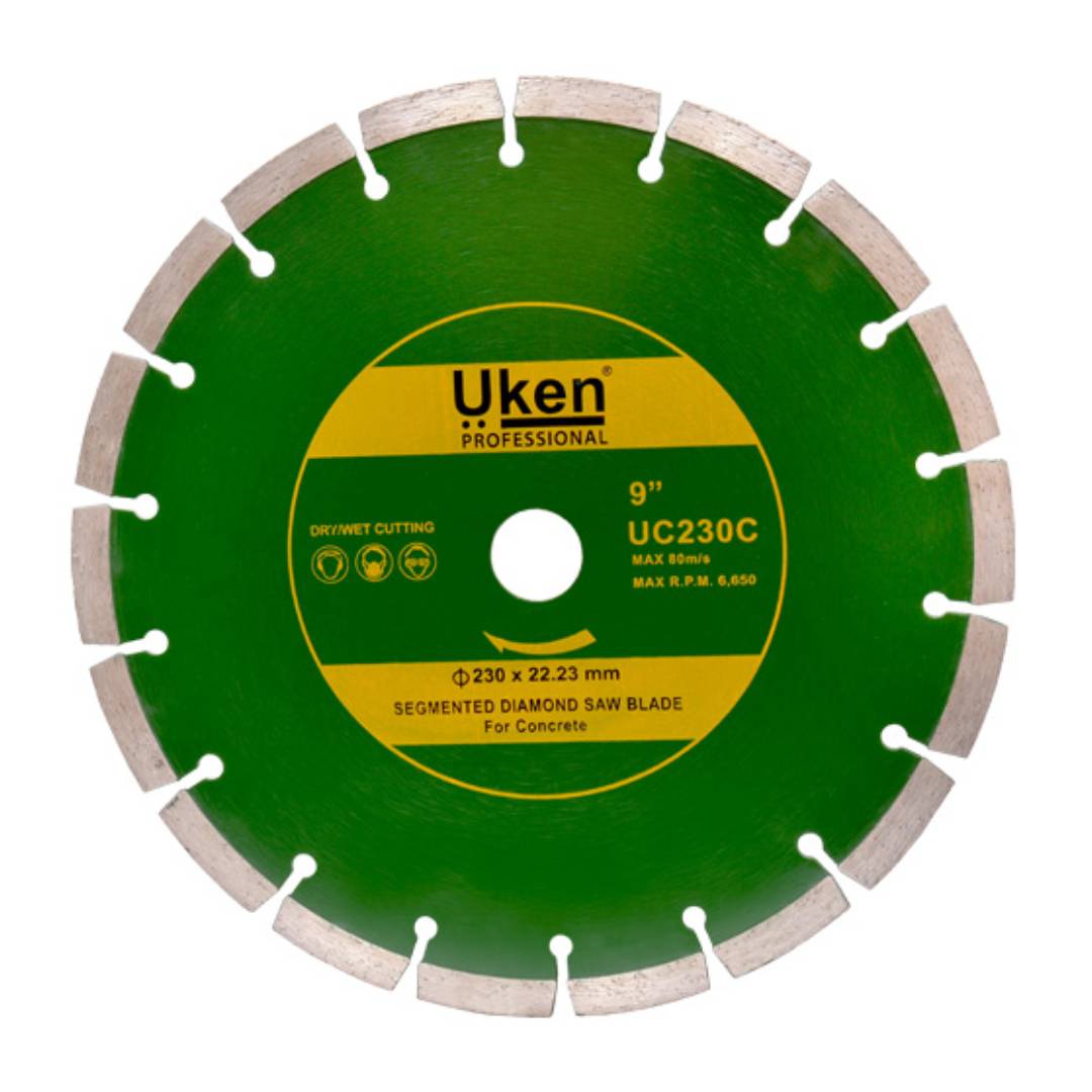 UKEN UC230C Diamond Blade Concrete Cutting 230mm