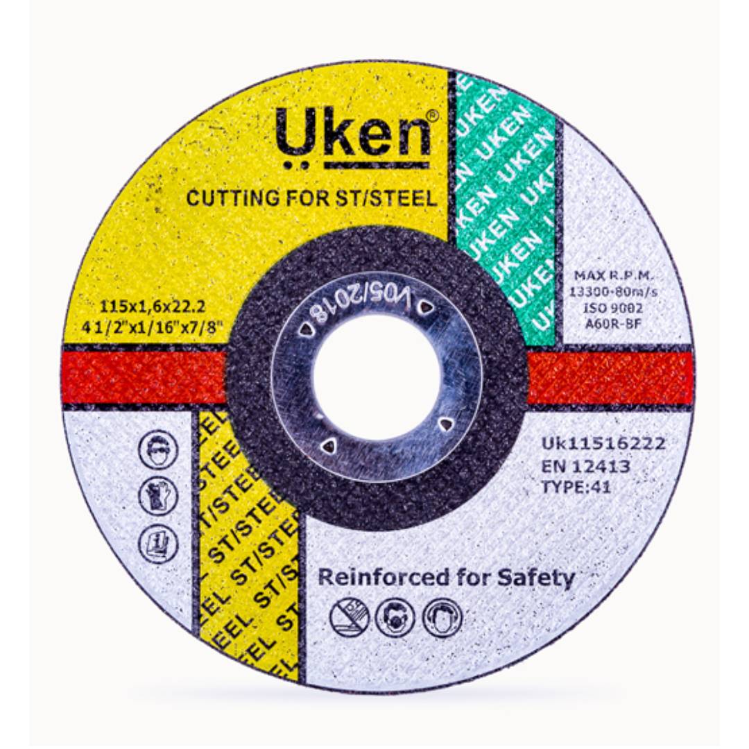 UKEN UK10060SS Grinding Disc S/Steel 4" 100 X 6 X 16MM
