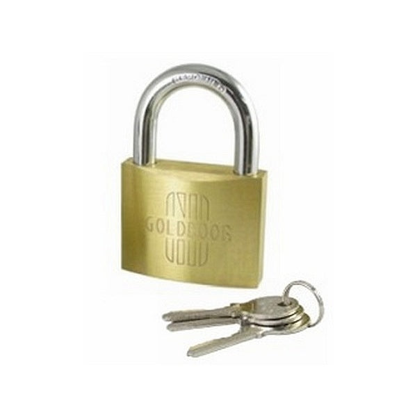 Brass Padlock GoldDoor 50mm