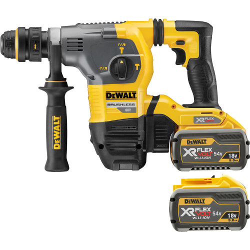 DEWALT Dch333x2-gb XR Flex Volt SDS Plus Hammer 54v