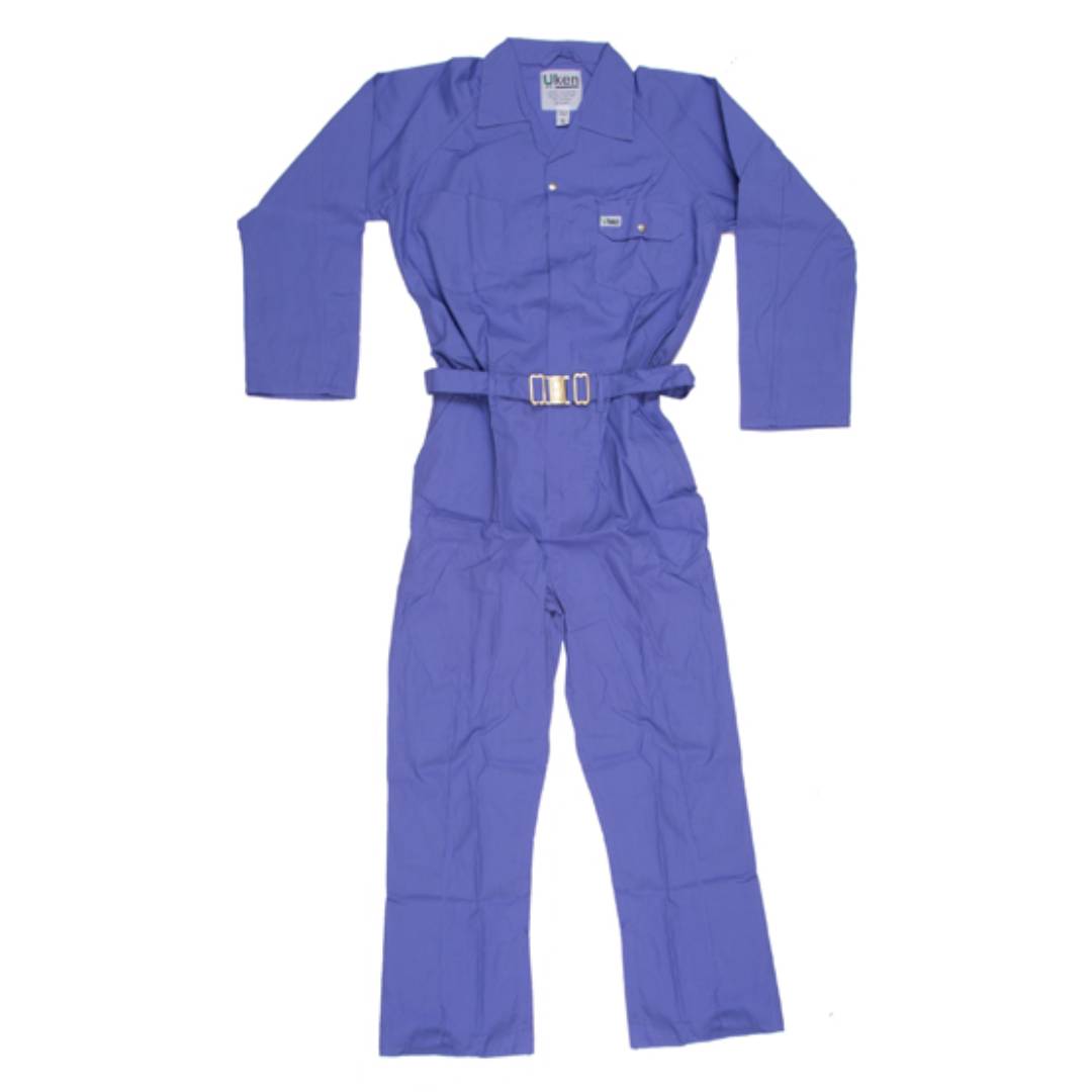 UKEN 513045 Coverall 65/35 Light Blue Small