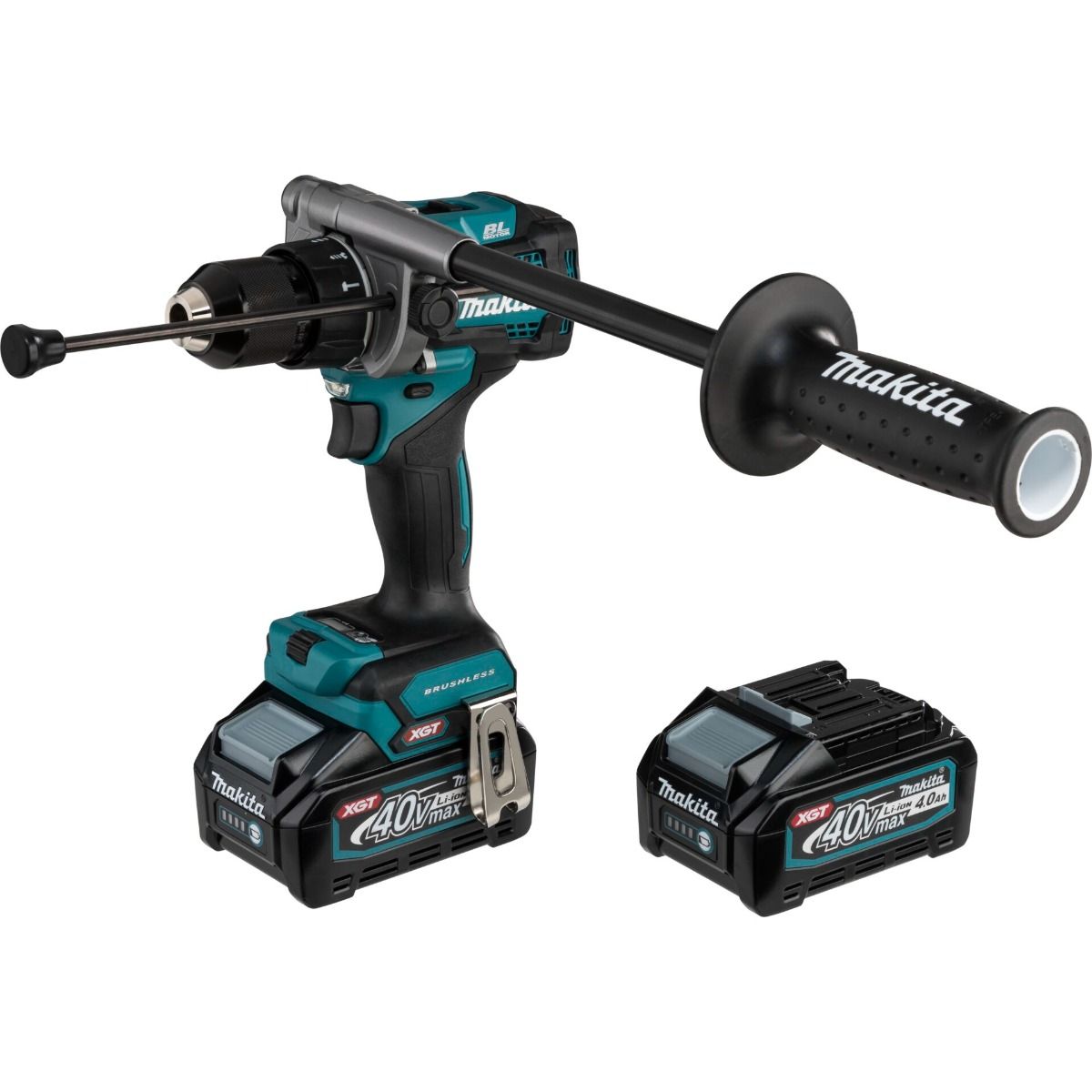 Makita Cordless Hammer Driver Drill (BL) 4.0Ah With 2Battery + 1Charger HP001GM201