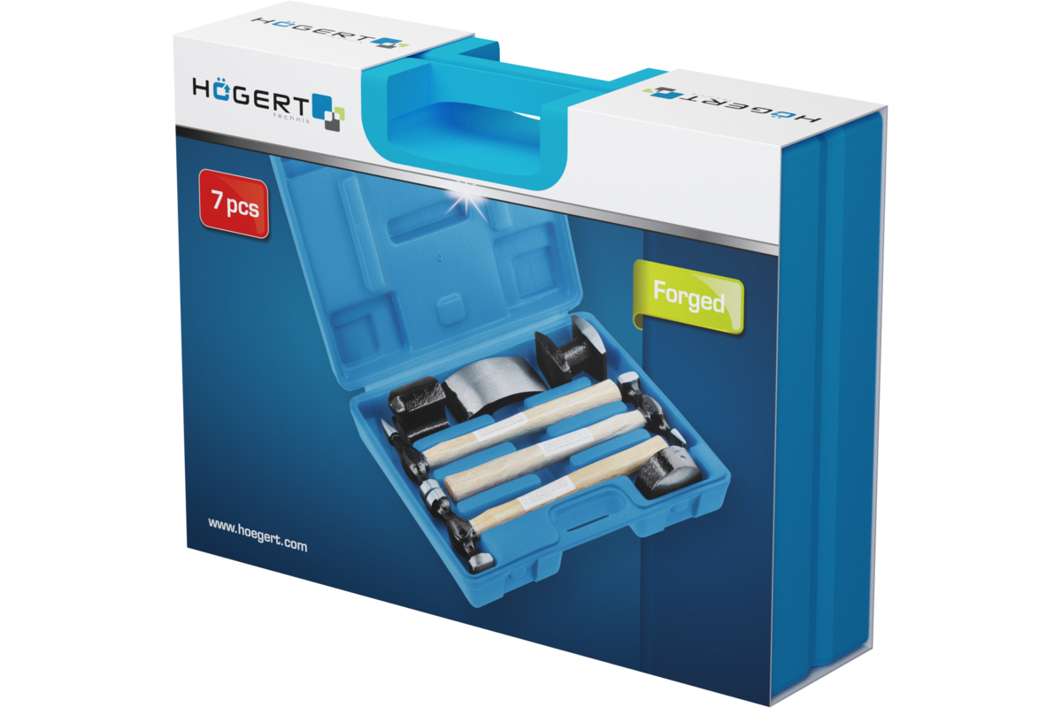 Hogert Auto body repair set 7 pcs
