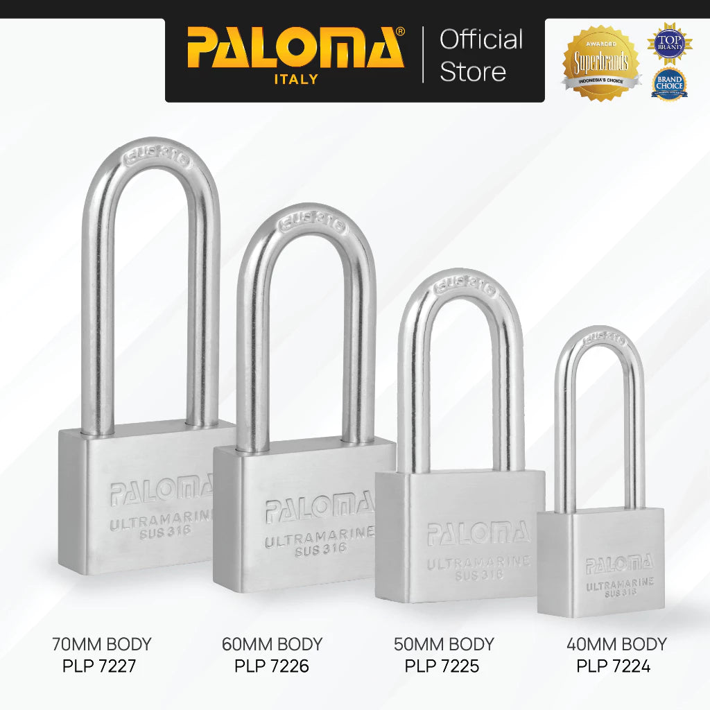 Padlock Ultramarine Stainless Steel SUS 316 PLP 7217 (70mm)