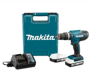 Makita Cordless Hammer Drill 13mm 2 Speed 18V / with 2 Battery - 2.0amps and Charger - HP488DWAE