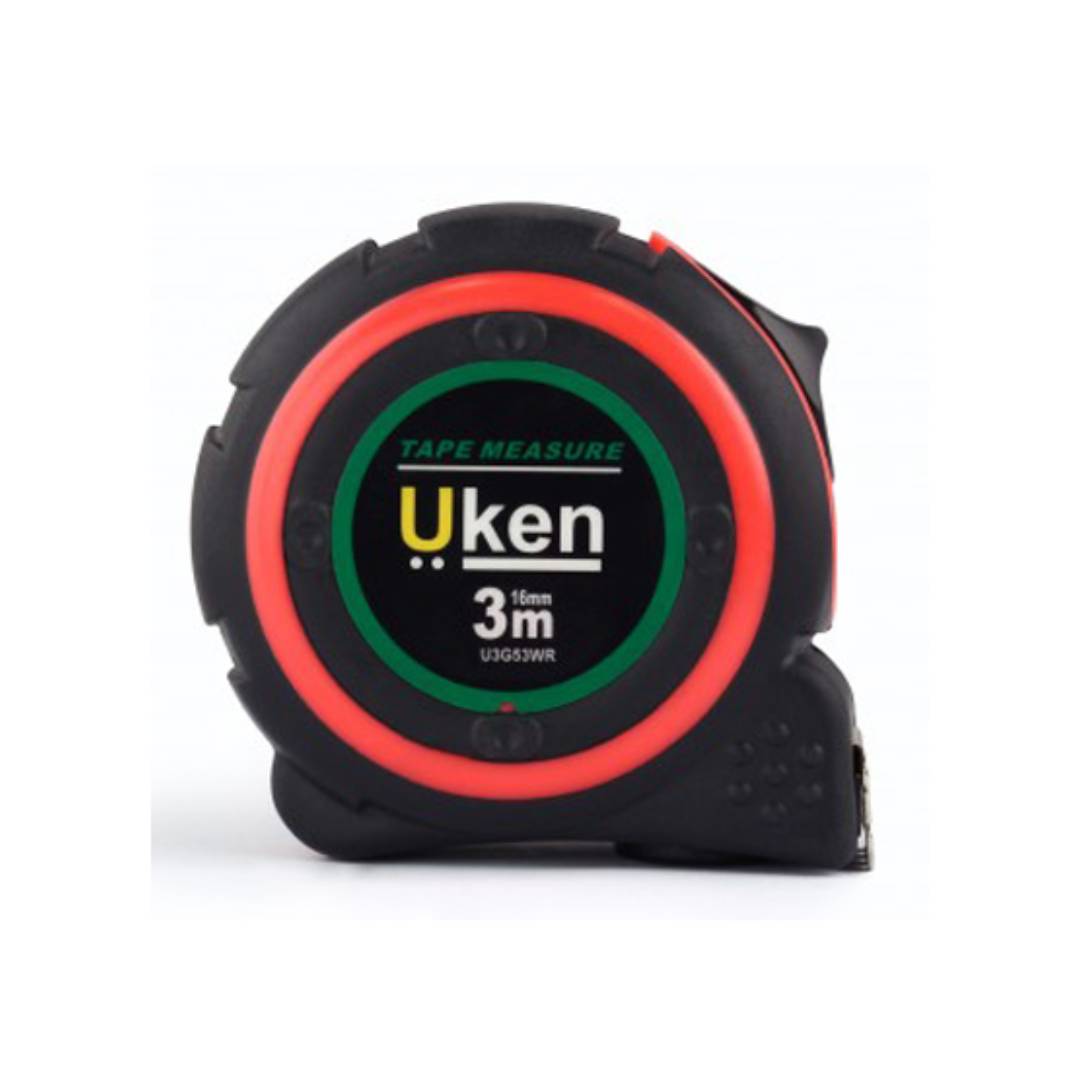 UKEN U3G53WR Measuring Tape 3 Mtr (16Mm) Rubber