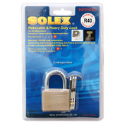 Solex Padlock Brass 40mm