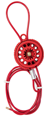 KAB-O-LOK? CABLE LOCKOUT. Color: RED.