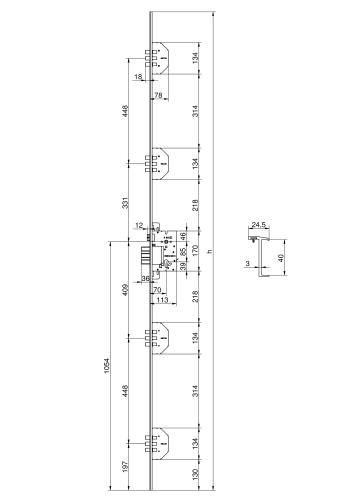 MCM 5-points Security Lock 7140-5