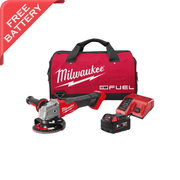 Milwaukee M18 FUEL™ 125 mm Angle Grinder with Slide Switch M18FSAG125X-501B + Free 1x M18 5Ah battery