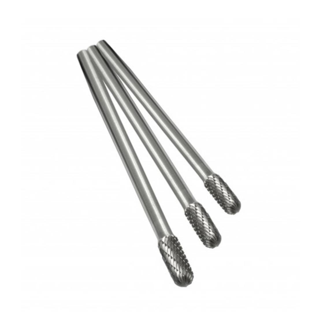 UKEN UC1020 Tungsten Carbide Burr 10X20X6mm Cylinder Ball Nose