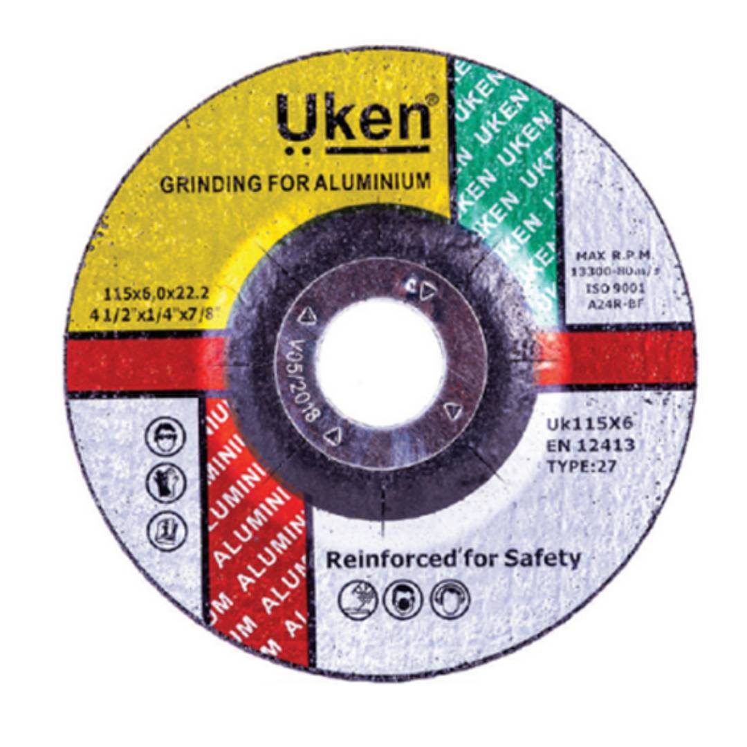 UKEN UK180X6 Grinding Disc Aluminum 7" 180 X 6.0 X 22.23 mm