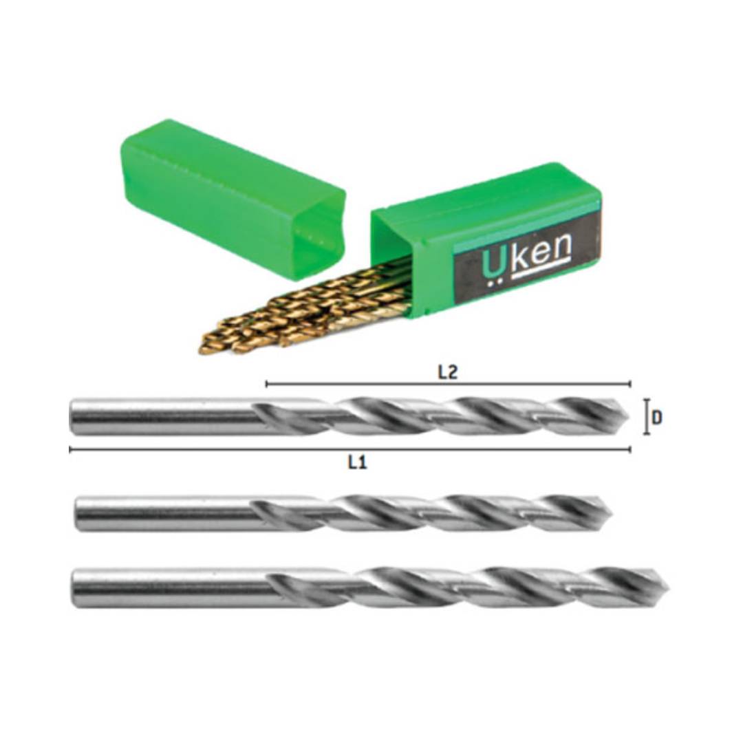 UKEN 417012 SS Drill Bit 3.0 x 61 x33MM (DXL1X L2)