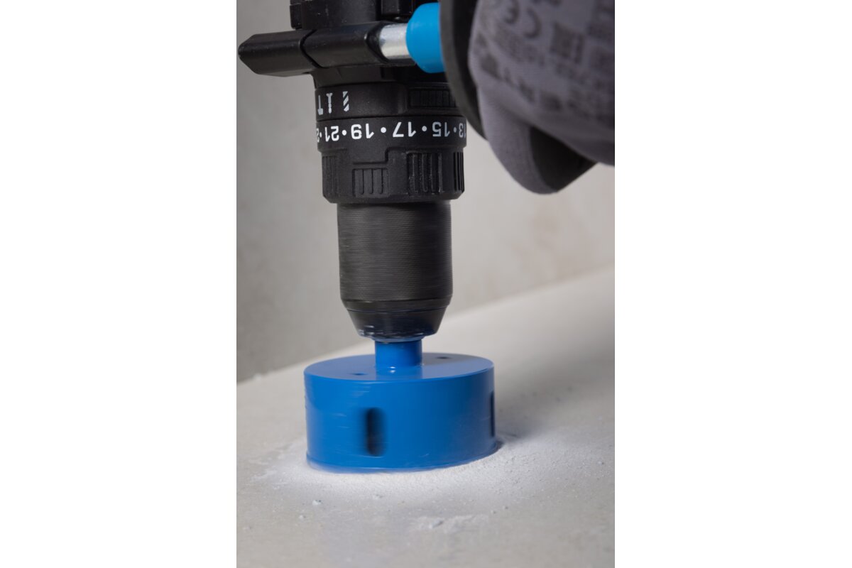 Hogert Diamond hole saw 73 mm, drill holder