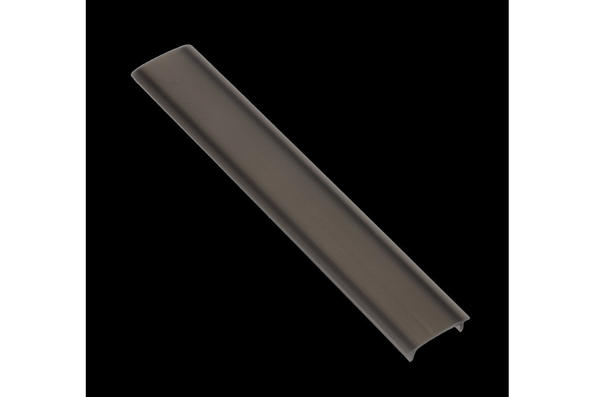 black cover for LED profile GLAX 12m