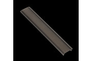 black cover for LED profile GLAX 12m