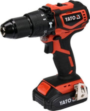 Yato Cordless Impact Drill Brushless 13mm 18V w/1x2.0Ah Battery & Quick Charger BMC Box YT-82796
