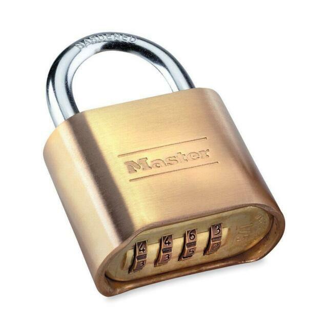 Master Lock 175 2" Brass Resettable Combination Padlock