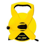 STANLEY STHT34794-8 OPEN CASE FIBER GLASS BLADE MEASURING TAPE 60M/EX10MM METRIC-IMPERIAL