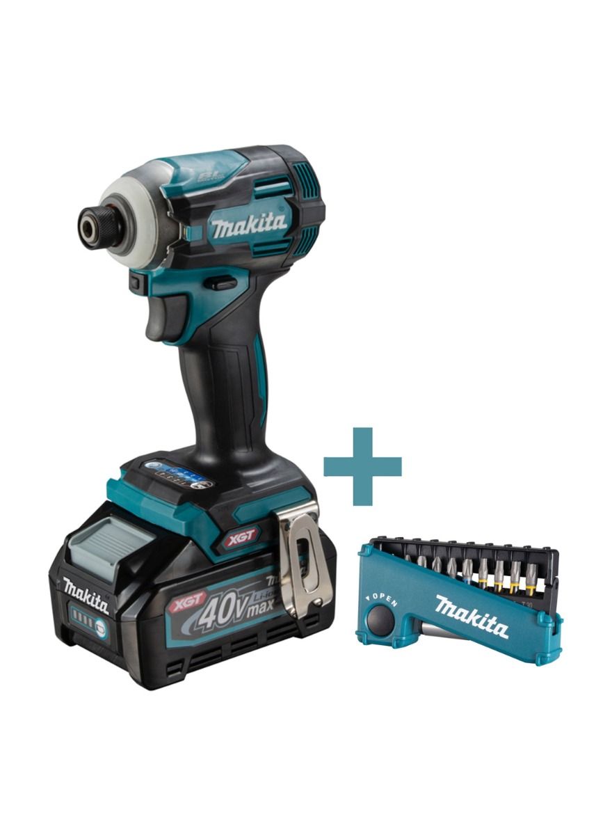 Makita Cordless Impact Driver (BL) 4.0Ah With 2Battery + 1Charger TD001GM201