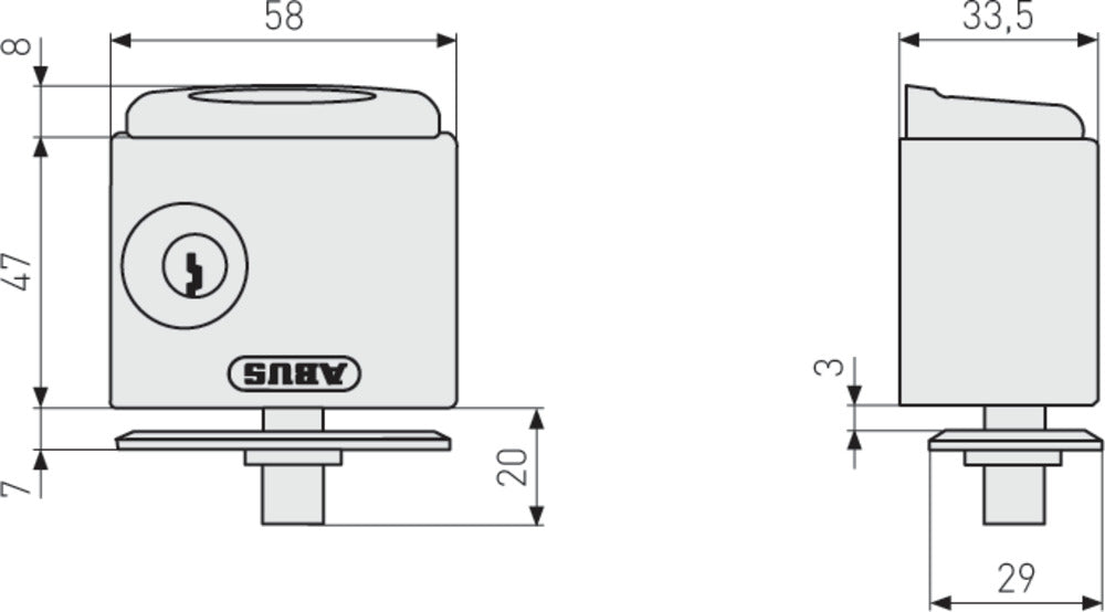 Abus window Security Lock FTS3002