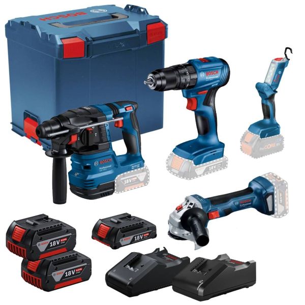 Bosch 4 in1 Tools Pack 18V PTWBLHDGL26PT