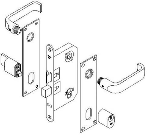 Trioving Lever Lockset 5316