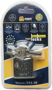 MSM High Quality Pad Lock, 30 mm, TS1-30