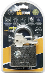 MSM High Quality Pad Lock 60 mm TS1-60
