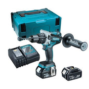 Makita Cordless Hammer Drill Brushless Motor 18V 5.0Ah With 2Battery + 1Charger DHP481RTJ
