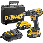 DEWALT DCD791P2-GB XR Li-ion Brushless Compact Hammer Drill Driver 5.0ah 18v 13mm
