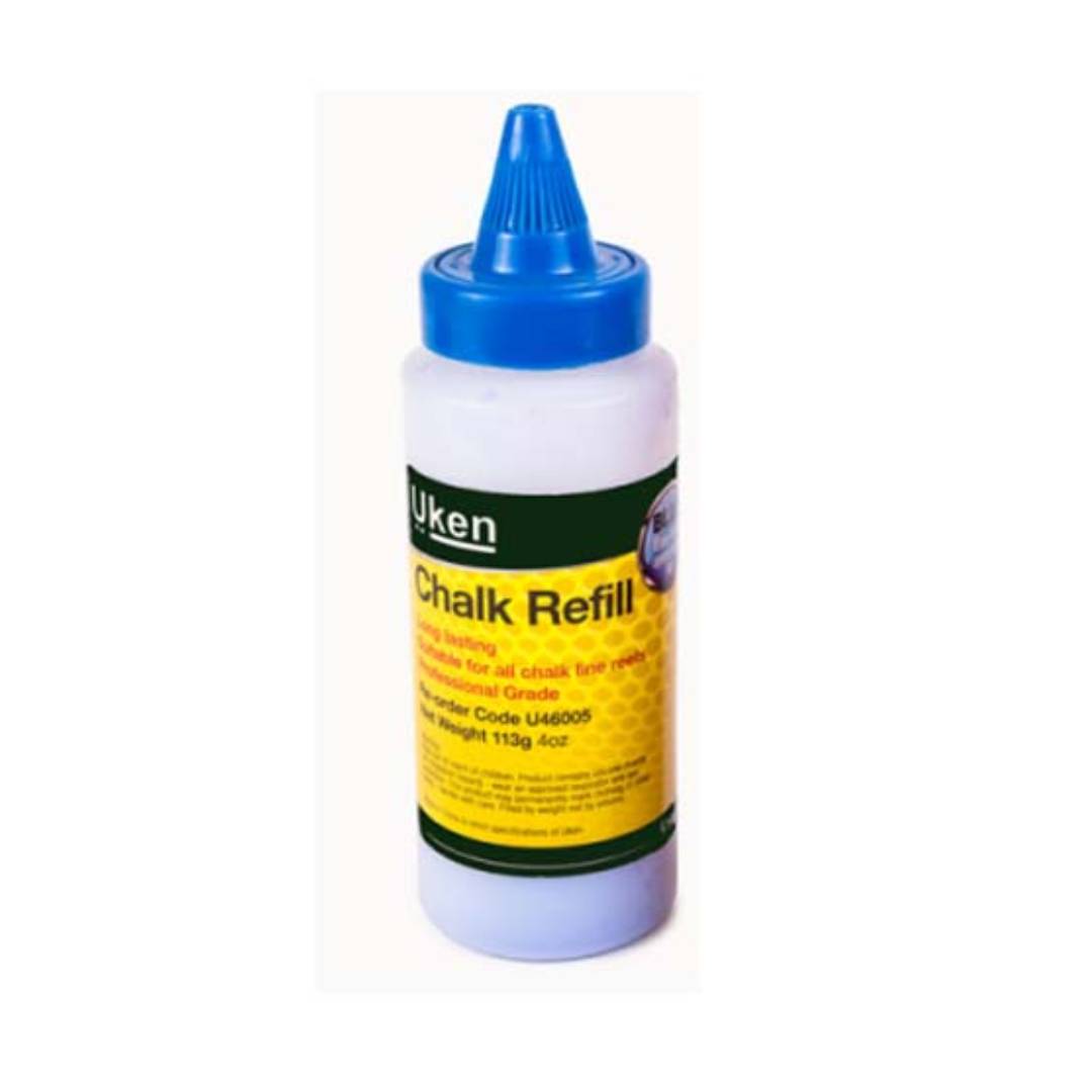 UKEN U46005 Chalk Line Powder 4 Oz Blue