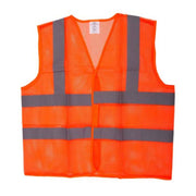 UKEN UJ2703XXXL Safety Jacket Orange, Mesh Type, 2" Reflector, XXXL