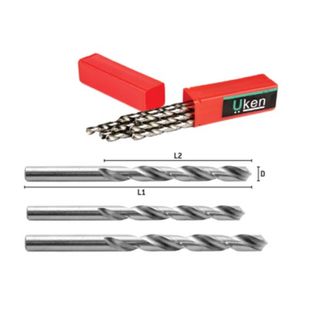 UKEN 416004 HSS Drill Bit 10.5 x 133 x 87MM (D X L1 X L2)