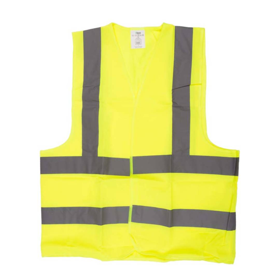 UKEN UJ2603XXXL Safety Jacket Green, Mesh, 2" Reflector, XXXL